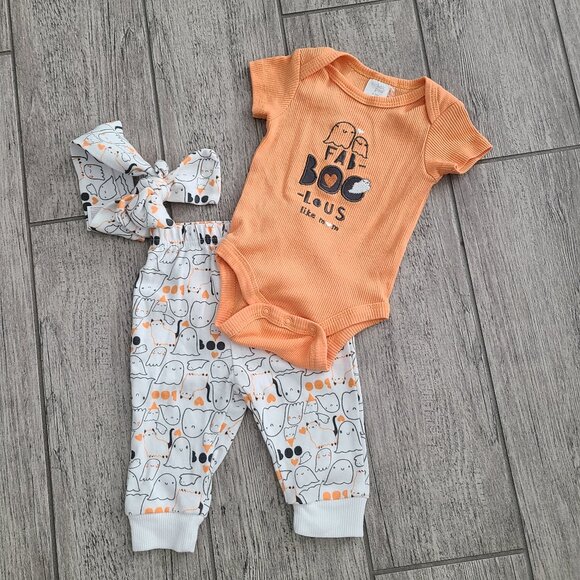 chick pea Other - Chick Pea Baby Halloween Outfit 0-3M – 3 Piece Set